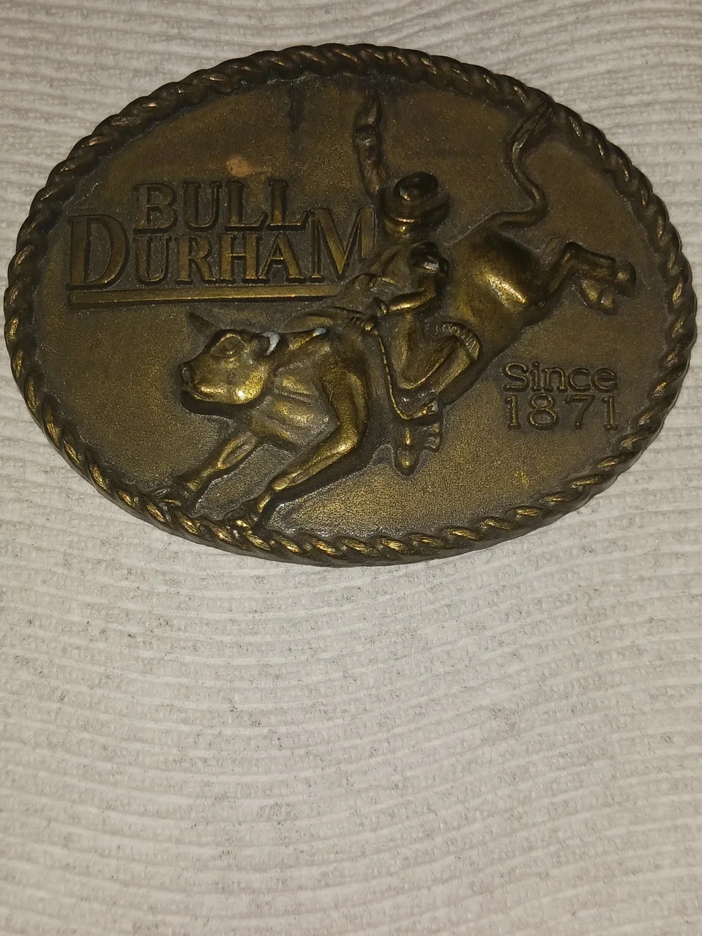 Brass-Tone Rodeo Wall Plaque - Since 1871